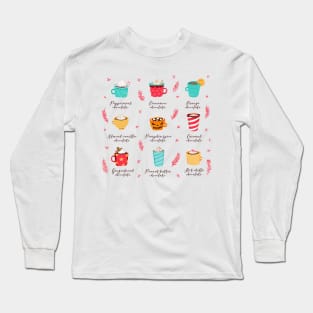 Cozy hot chocolate mood Long Sleeve T-Shirt